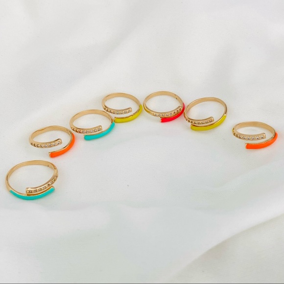 Neon Adjustable Ring - Picture 4 of 12